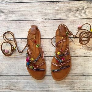Mossimo Supply Co. Kayla Gladiator Sandal 7.5